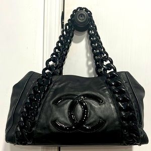 Authentic Chanel lambskin bag.